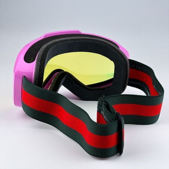 NEW Gucci GG1210S 004 Pink Yellow GG Infrared Logo ZEISS Ski Mask Unisex - Picture 9 of 13